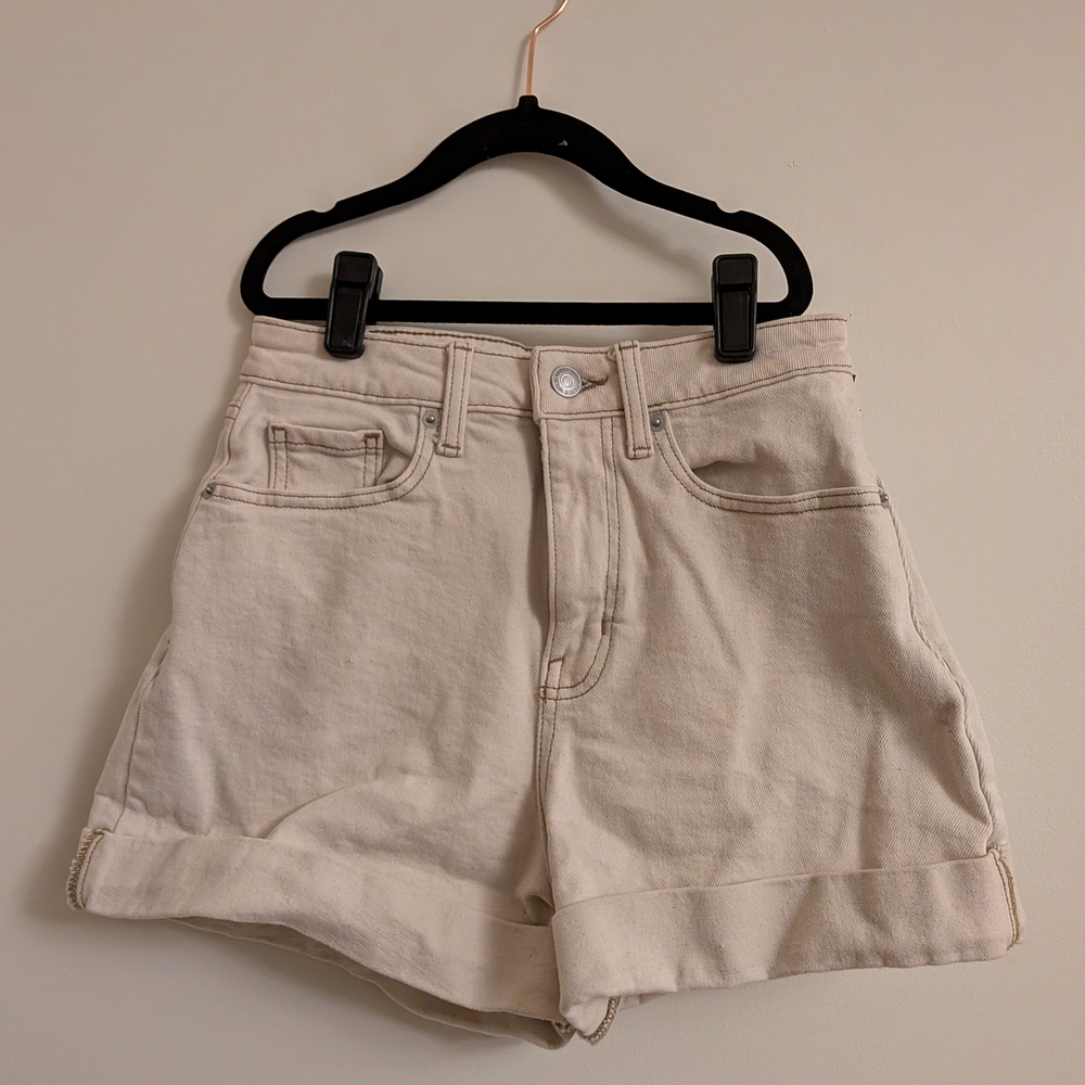 Wild Fable Cream Jean Shorts
